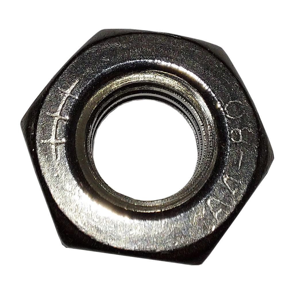 A4 stainless DIN 439 / ISO 4032 hex half nut M8 LEFT HAND