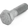 Galvanised DIN 931 hex head bolt M12 x 130