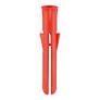 34mm Red Plastic Premium Plug Drill Hole Ø 5.5mm