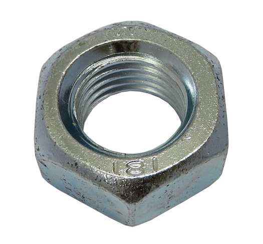 Zinc DIN 934 / ISO 4032 hex full nut M12