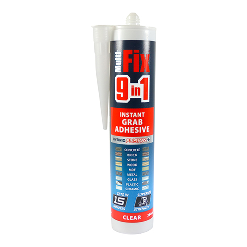 Multi-Fix 9 in 1 Sealant/Adhesive 290ml - Clear