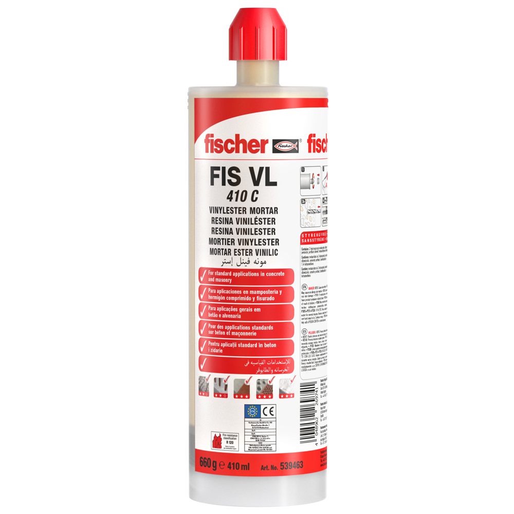 [539463] [539463] Chemical vinylester resin injection mortar fischer FIS VL 410 C